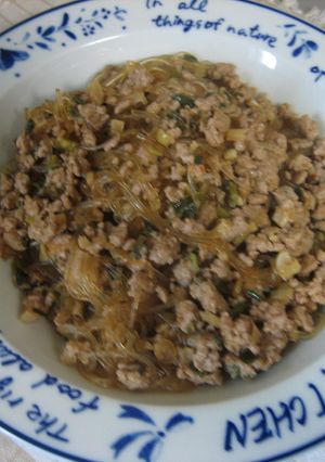 ご飯がすすむ☆簡単！ピリカラ麻婆春雨-レシピのメイン写真