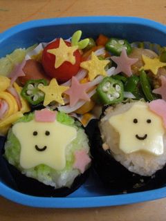 七夕おにぎり弁当-レシピのメイン写真