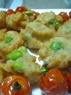 レンコンえだまめ団子-レシピのメイン写真