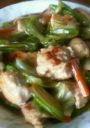 鶏だんごの野菜あんかけ-レシピのメイン写真