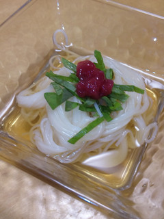 簡単おつまみ☆一口梅そうめん-レシピのメイン写真