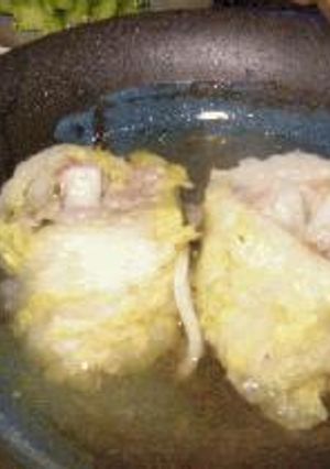 白菜と豚肉の巻き巻き蒸し-レシピのメイン写真