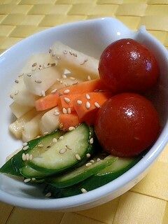 ゴマ香る~夏色中華漬けもの-レシピのメイン写真