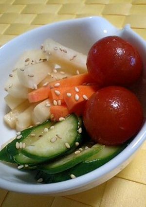 ゴマ香る～夏色中華漬けもの-レシピのメイン写真