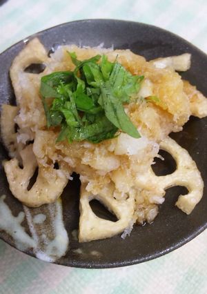 れんこんのみぞれポン酢-レシピのメイン写真