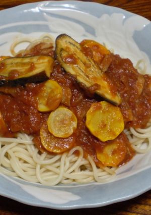 ズッキーニとナスの冷たいパスタ-レシピのメイン写真