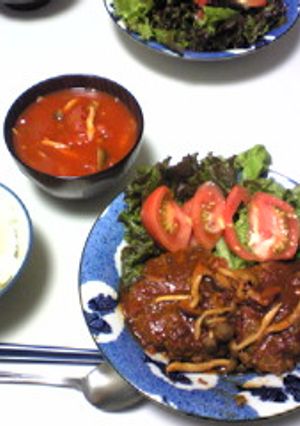 絶品！煮込みハンバーグ♪-レシピのメイン写真