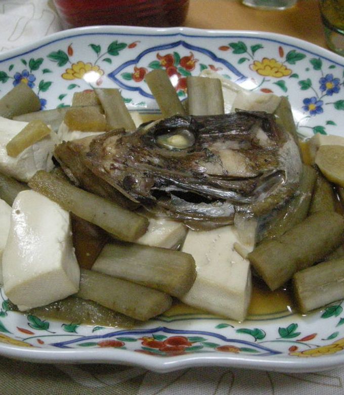 鯛のあら煮（お豆腐とごぼうつき！）-レシピのメイン写真