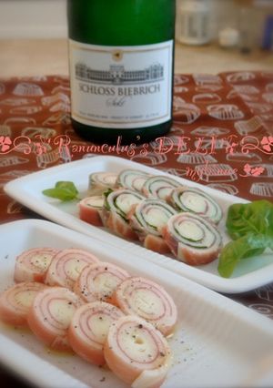クルクル♔生ハムとチーズのおつまみ-レシピのメイン写真