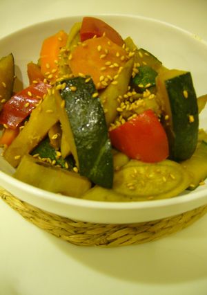根野菜たっぷり♪和のホットサラダ-レシピのメイン写真