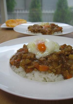 野菜コロコロ♪酒蒸し　キーマカレー♪-レシピのメイン写真