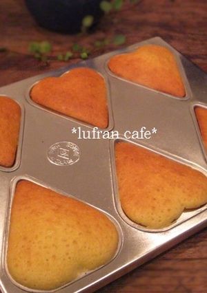 ﾊｰﾄ型　焼き菓子-レシピのメイン写真
