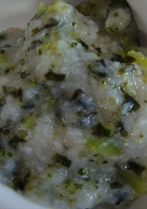 離乳食中期～　☀　蓮根地のりブロッコリー-レシピのメイン写真