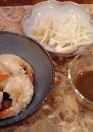 レンジで酔っぱらいエビ風-レシピのメイン写真