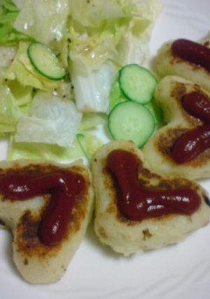 鮭缶混ぜて、香ばしい焼きマッシュポテト❤-レシピのメイン写真
