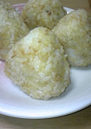息子とﾗﾝﾁ〜焼きおにぎり〜-レシピのメイン写真