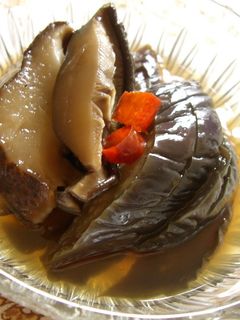 茄子と椎茸の冷製煮びたし-レシピのメイン写真