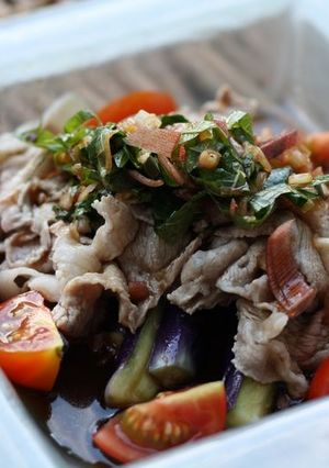 なすと豚の香味ソースかけ-レシピのメイン写真