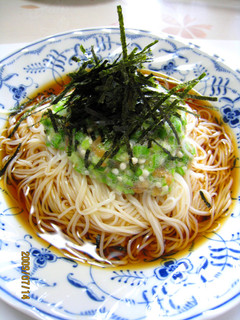 ✿うめ~オクラそうめん✿-レシピのメイン写真