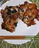 減塩・豚ステーキ風大葉チーズ焼き