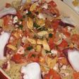 タコとフレッシュトマトのパスタ