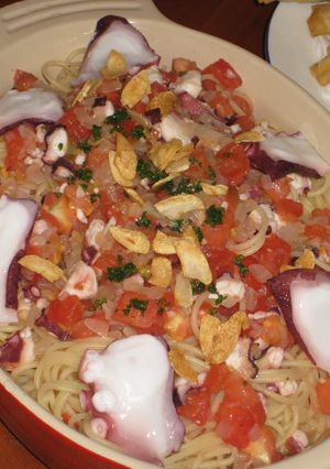 タコとフレッシュトマトのパスタ-レシピのメイン写真