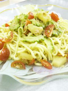 冷し沖縄そばゴーヤー和え-レシピのメイン写真