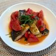 塩さばとトマトのレモンマリネ