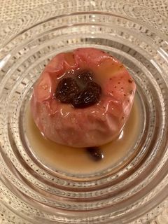 一個だけ焼きリンゴ-レシピのメイン写真