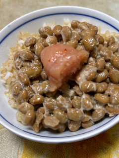 辛子明太子の納豆ご飯-レシピのメイン写真