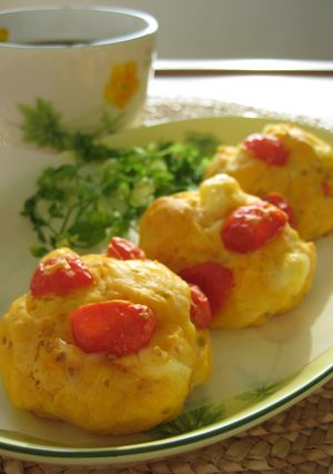 トマトとチーズの米粉スコーン-レシピのメイン写真