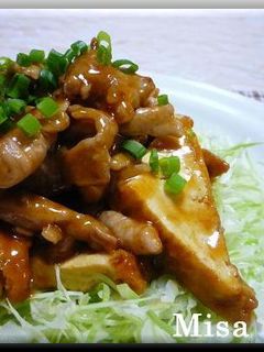 豚肉と厚揚げのチリソース煮-レシピのメイン写真