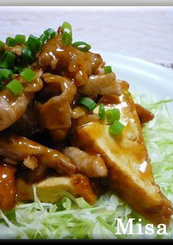 豚肉と厚揚げのチリソース煮-レシピのメイン写真