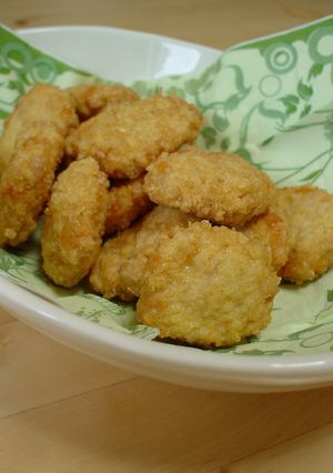 凍り木綿豆腐と鶏むね肉でチキンナゲット-レシピのメイン写真
