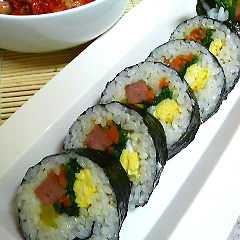รูปของ 韓国のり巻き（キンパプ）★本場の味です！