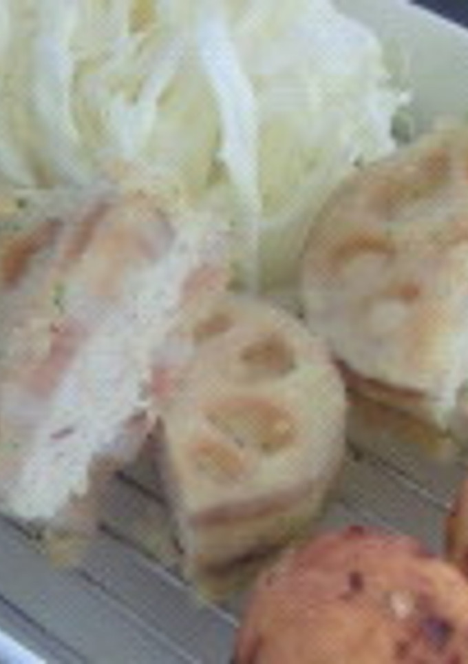 ヘルシー節約♪蓮根の挟み揚げ♪-レシピのメイン写真
