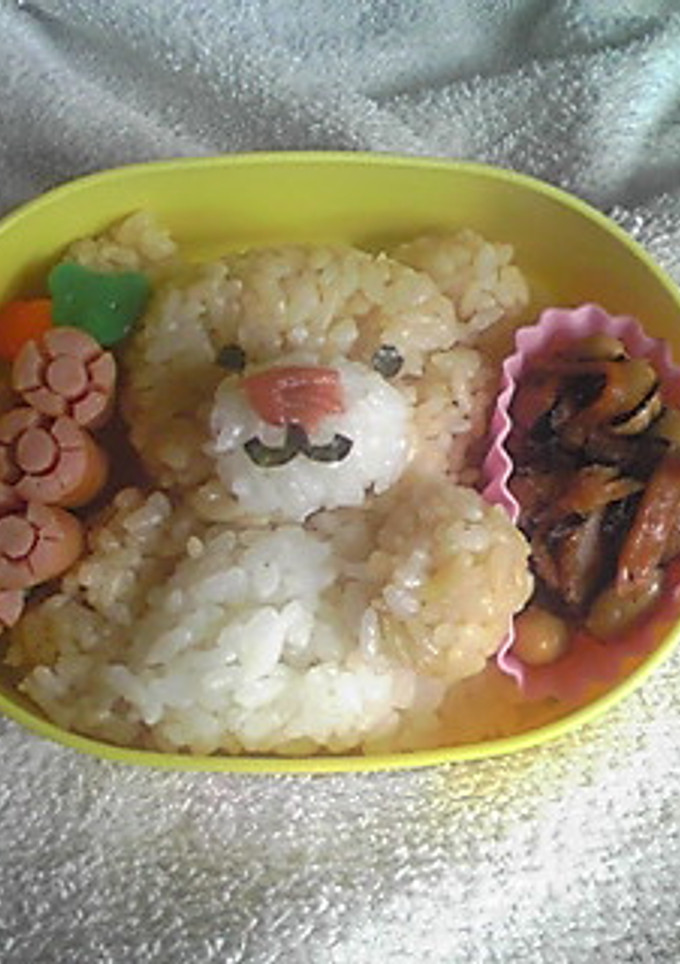 くまｻﾝのｷｬﾗ弁by桜はな絵-レシピのメイン写真