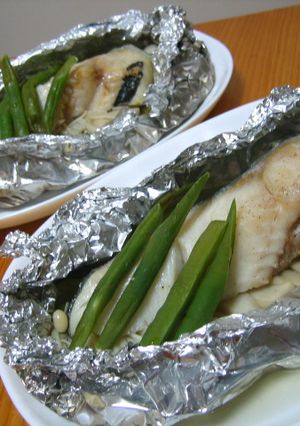 きのこ＆白身魚のヘルシー酒蒸し-レシピのメイン写真