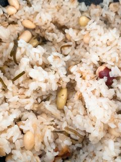 【節分に◎】大豆と塩こんぶの炊き込みご飯-レシピのメイン写真