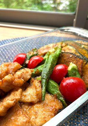【簡単夕食】柔らか鶏胸肉とかぼちゃの南蛮漬け-レシピのメイン写真