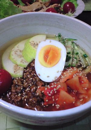 男のぴょんぴょんジャージャー冷麺-レシピのメイン写真