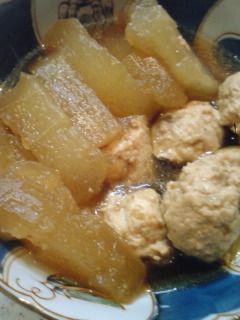 冬瓜と鶏団子の煮物-レシピのメイン写真