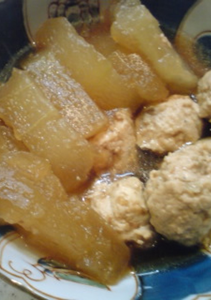 冬瓜と鶏団子の煮物-レシピのメイン写真