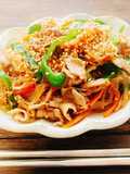 ご飯がすすむ!簡単コク旨☆豚肉のチャプチェ