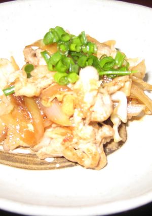 玉ねぎと豚肉の焼き肉風-レシピのメイン写真