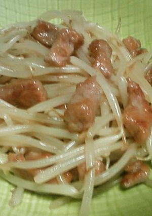 超簡単！　豚肉ともやしの中華炒め♪-レシピのメイン写真