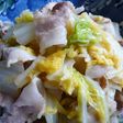 白菜と豚バラのからし醤油蒸し