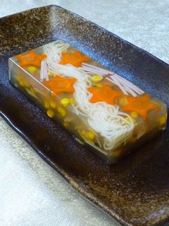 ✿やさしいお酢で七夕寒天よせ✿-レシピのメイン写真