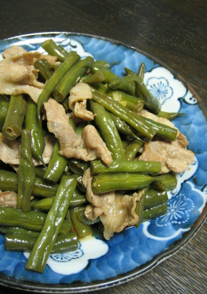 いんげんと豚肉の炒め煮-レシピのメイン写真