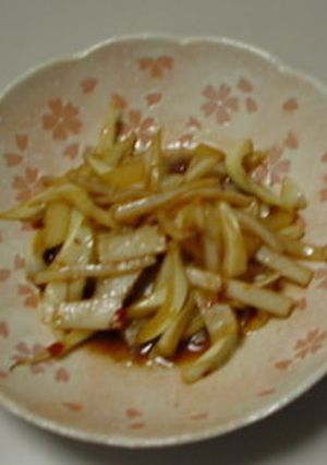 きんぴら(野菜の皮、軸、芯利用)-レシピのメイン写真